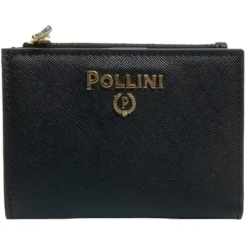 Foldover Wallet with Flap , female, Sizes: ONE SIZE - Pollini - Modalova