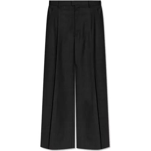 Wide Trousers, female, , Size: M Anthracite Romina Pants - Isabel marant - Modalova