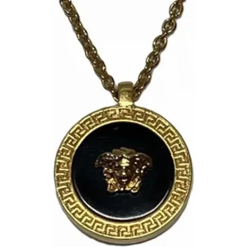 Pre-owned Jewellery, female, , Size: ONE SIZE Pre-owned Metal necklaces - Versace Pre-owned - Modalova