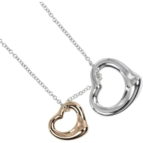 Pre-owned Jewellery, female, , Size: ONE SIZE Pre-owned Silver necklaces - Tiffany & Co. Pre-owned - Modalova