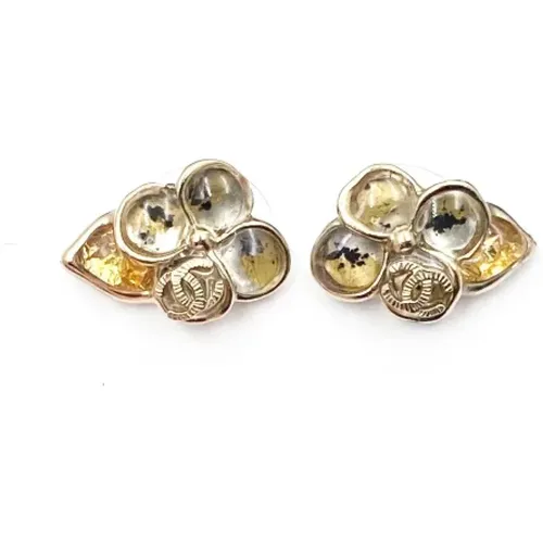 Pre-owned Fabric earrings , female, Sizes: ONE SIZE - Chanel Vintage - Modalova