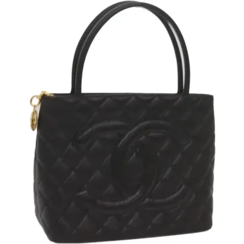 Pre-owned Tote Bags, female, , Size: ONE SIZE Pre-owned Leather chanel-bags - Chanel Vintage - Modalova