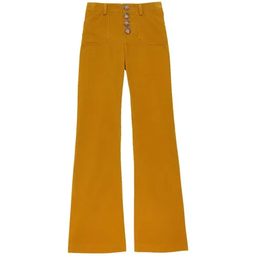 Flare Cut Ocker Hose,Flare Cordhose - Ines De La Fressange Paris - Modalova