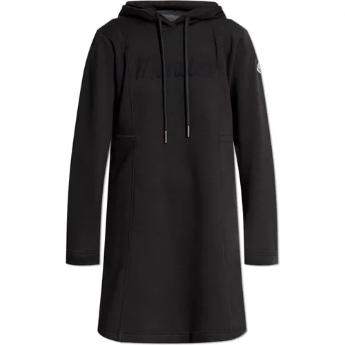 Sweatshirtkleid mit Logo , Damen, Größe: M - Moncler - Modalova