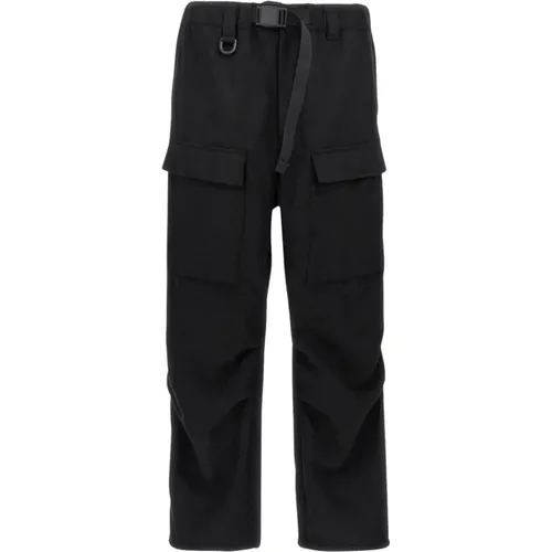 Cargo Flanell Hose , Herren, Größe: M - Y-3 - Modalova