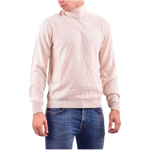 Turtlenecks, male, , Size: S High Neck Sweater - Manuel Ritz - Modalova