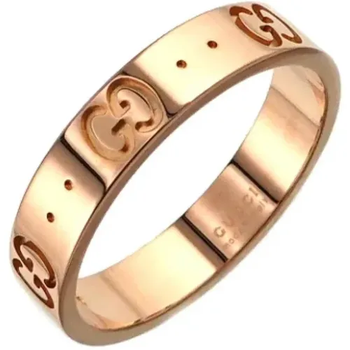 Pre-owned Rose Gold rings , female, Sizes: ONE SIZE - Gucci Vintage - Modalova