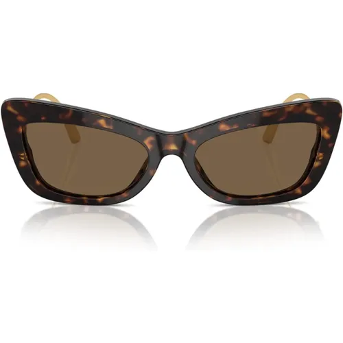 Elegante Cat-Eye Sonnenbrille Dg4467B , unisex, Größe: 55 MM - Dolce & Gabbana - Modalova