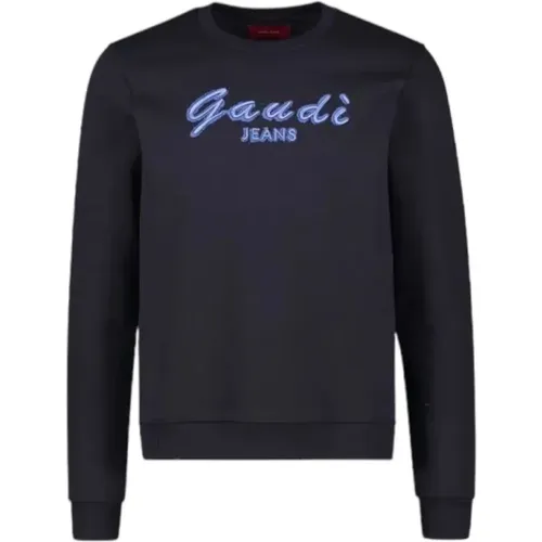 Sweatshirts, male, , Size: M Crew Neck Sweatshirt - Gaudi - Modalova