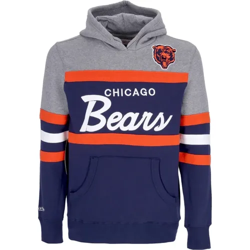 Hoodies, male, , Size: XL Chicago Bears NFL Hoodie Navy - Mitchell & Ness - Modalova