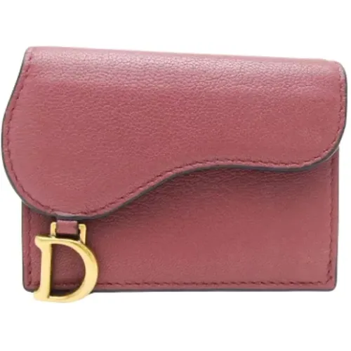 Pre-owned Wallets, female, , Size: ONE SIZE Pre-owned Leather wallets - Dior Vintage - Modalova