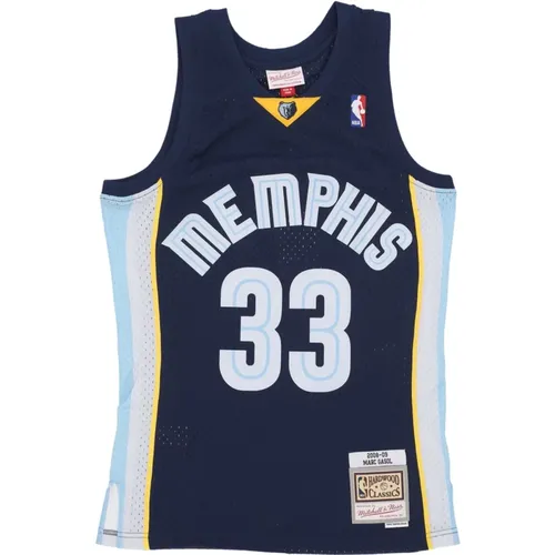 Sportswear, male, , Size: XL Gasol Basketball Tank Top 2008 NBA - Mitchell & Ness - Modalova