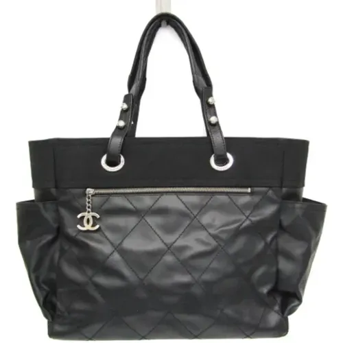 Pre-owned Tote Bags, female, , Size: ONE SIZE Pre-owned Coated canvas chanel-bags - Chanel Vintage - Modalova