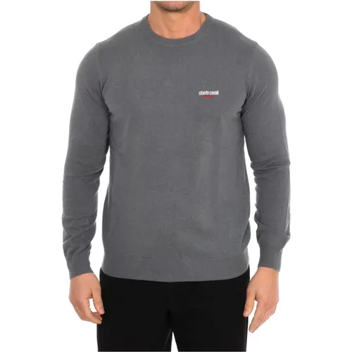 Sweatshirts , Herren, Größe: L - Roberto Cavalli - Modalova