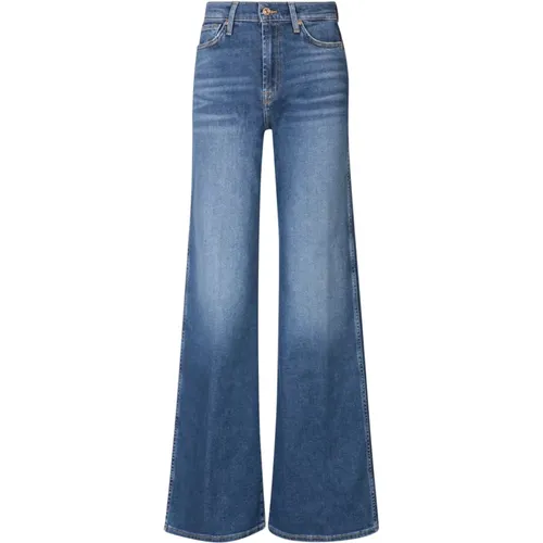 Blaue Jeans für Frauen - Stilvoll und Bequem - 7 For All Mankind - Modalova