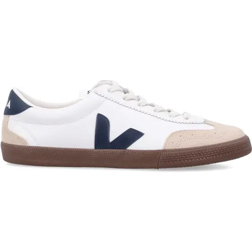 White Volley Sneakers Low-top Leather , unisex, Sizes: 10 UK, 11 UK - Veja - Modalova