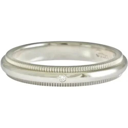 Pre-owned Jewellery, female, , Size: ONE SIZE Pre-owned Platinum rings - Tiffany & Co. Pre-owned - Modalova