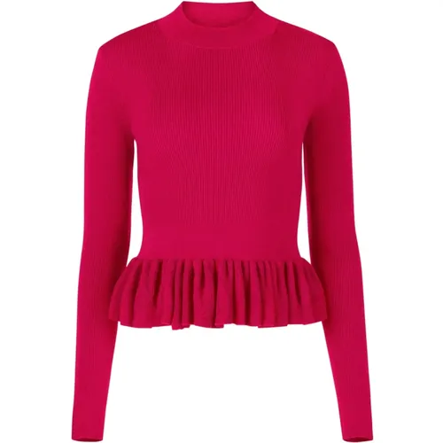 Ruffle Peplum Sweater in , female, Sizes: M, XL, S, L, XS - Nina Ricci - Modalova