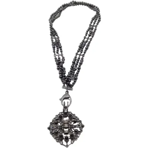 Pre-owned Jewellery, female, , Size: ONE SIZE Pre-owned Metal necklaces - Chanel Vintage - Modalova