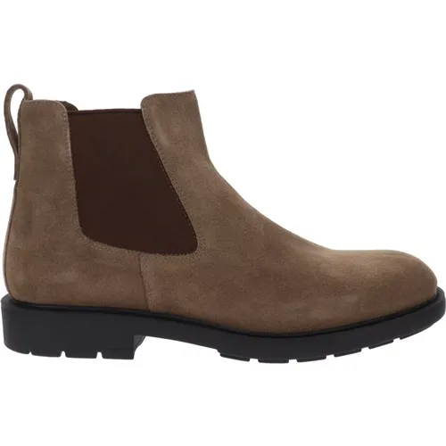 Leather Men`s Boots , male, Sizes: 6 UK - Nerogiardini - Modalova