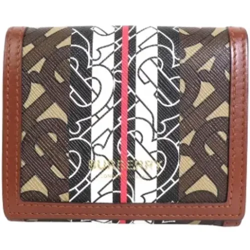 Pre-owned Wallets, male, , Size: ONE SIZE Pre-owned Canvas wallets - Burberry Vintage - Modalova