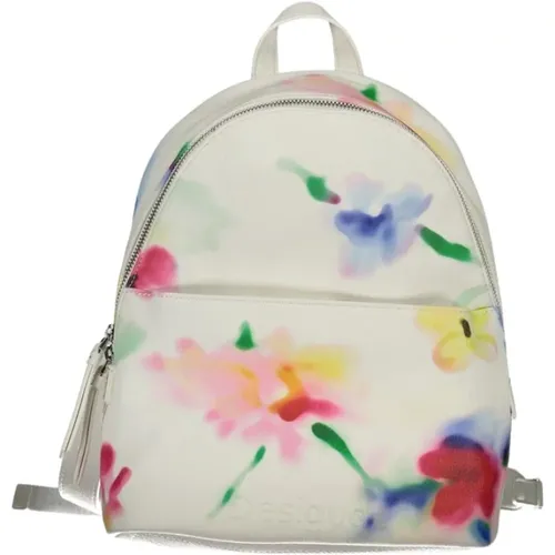 Stylish Polyester Backpack with Adjustable Straps , female, Sizes: ONE SIZE - Desigual - Modalova