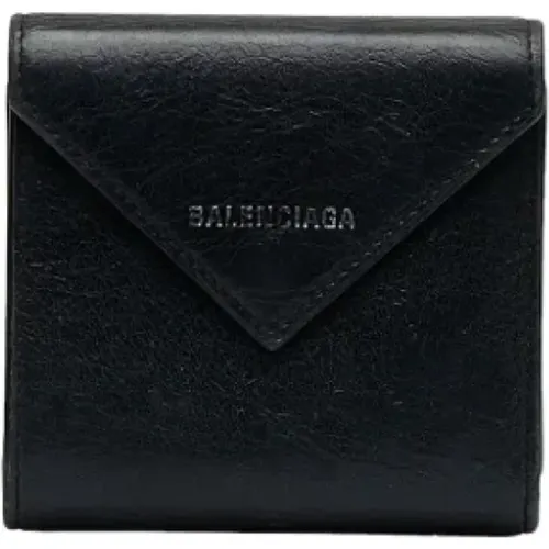 Pre-owned Wallets, female, , Size: ONE SIZE Pre-owned Leather wallets - Balenciaga Vintage - Modalova