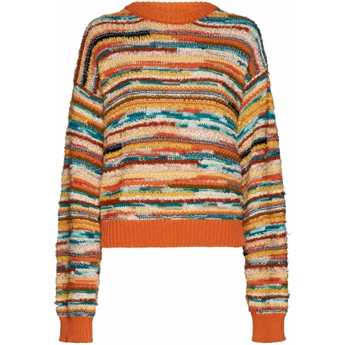 Chevron MultiColour Sweater , female, Sizes: S, M - Alanui - Modalova