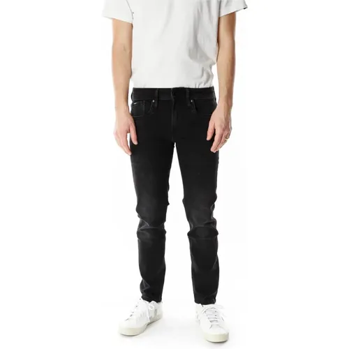 Slim Fit Jeans mit niedriger Leibhöhe , Herren, Größe: W33 L30 - Pepe Jeans - Modalova