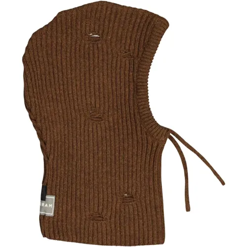 Hats, female, , Size: M Wool Balaclava with Unique Design - MM6 Maison Margiela - Modalova