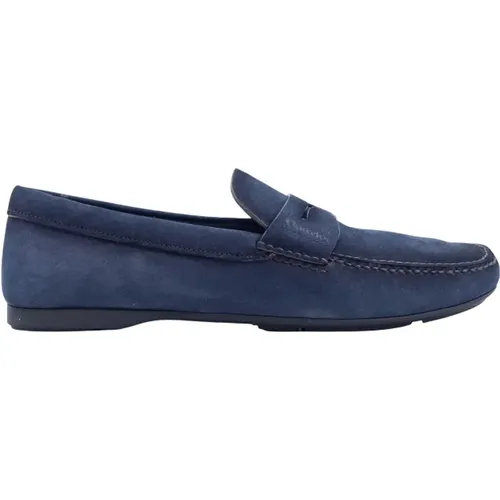 Loafers, male, , Size: 9 1/2 US Leather Loafer Shoes Ss24 - Church's - Modalova