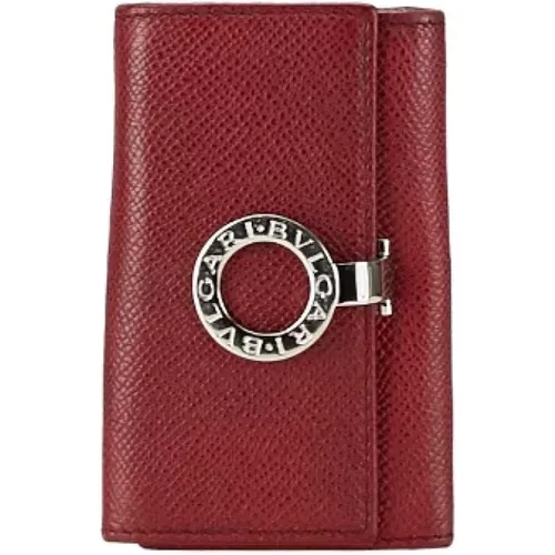 Pre-owned Accessories, female, , Size: ONE SIZE Pre-owned Leather key-holders - Bvlgari Vintage - Modalova