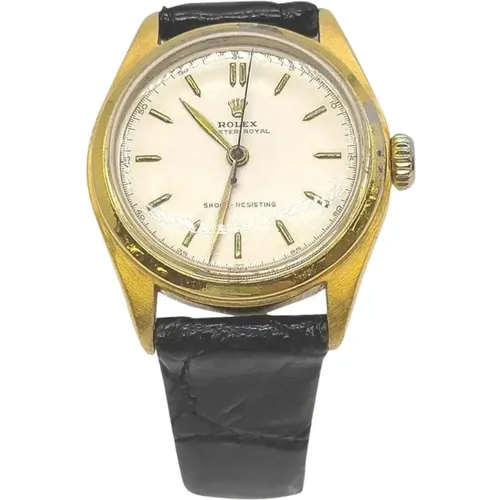 Pre-owned Metal watches , female, Sizes: ONE SIZE - Rolex Vintage - Modalova