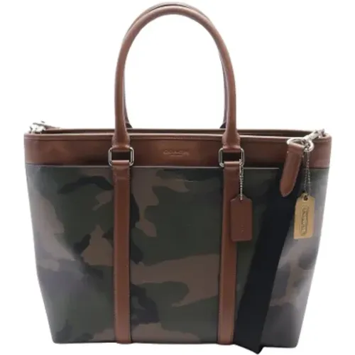 Pre-owned Tote Bags, male, , Size: ONE SIZE Pre-owned Canvas totes - Coach Pre-owned - Modalova