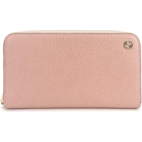 Pre-owned Wallets, female, , Size: ONE SIZE Pre-owned Leather wallets - Gucci Vintage - Modalova