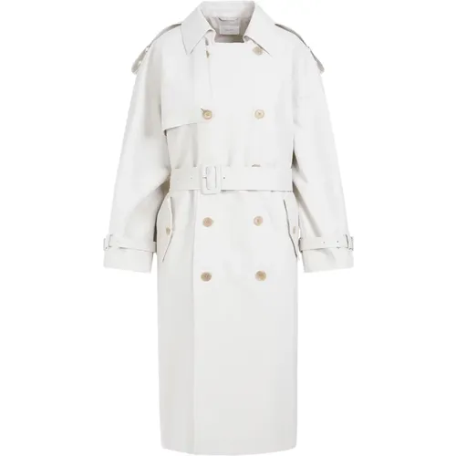 Beige Cotton June Coat , female, Sizes: S - The Row - Modalova