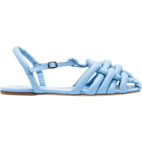Clear Flat Sandals , female, Sizes: 3 UK, 5 UK - Hereu - Modalova