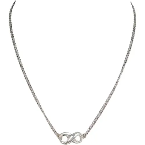 Pre-owned Jewellery, female, , Size: ONE SIZE Pre-owned Silver necklaces - Tiffany & Co. Pre-owned - Modalova