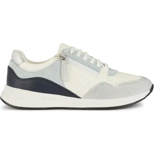 White Sneakers for Women , female, Sizes: 8 UK, 7 UK, 6 UK - Geox - Modalova