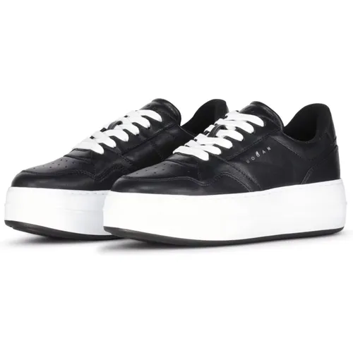 Stylish Monochrome Plateau Sneaker , female, Sizes: 3 1/2 UK, 5 UK, 4 1/2 UK, 6 UK, 7 UK, 3 UK, 5 1/2 UK, 6 1/2 UK - Hogan - Modalova