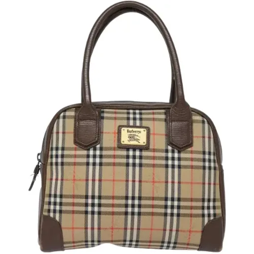 Pre-owned Canvas Handtaschen , Damen, Größe: ONE Size - Burberry Vintage - Modalova