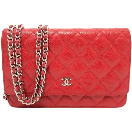 Pre-owned Wallets, female, , Size: ONE SIZE Pre-owned Leather wallets - Chanel Vintage - Modalova