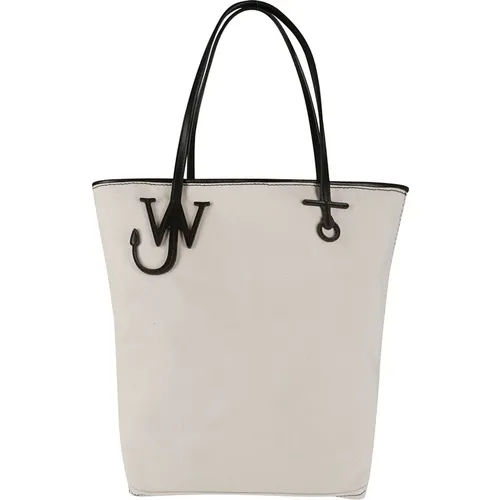 Tote Bag with Black Handles , female, Sizes: ONE SIZE - JW Anderson - Modalova