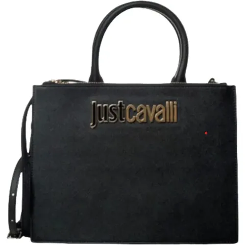Schwarze Damenhandtasche Rechteckige Form , Damen, Größe: ONE Size - Just Cavalli - Modalova