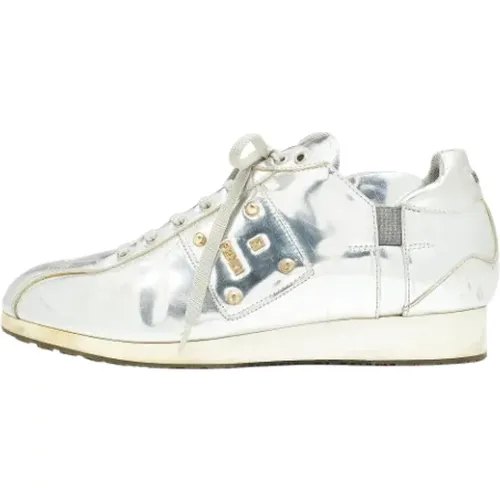 Pre-owned Leder sneakers , Damen, Größe: 38 EU - Fendi Vintage - Modalova