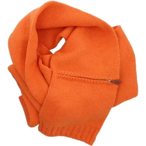 Pre-owned Scarves, female, , Size: ONE SIZE Pre-owned Cashmere scarves - Hermès Vintage - Modalova