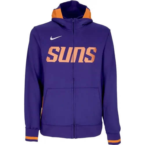 Zip-throughs, male, , Size: XL Phoenix Suns Hooded Tracksuit Jacket - Nike - Modalova