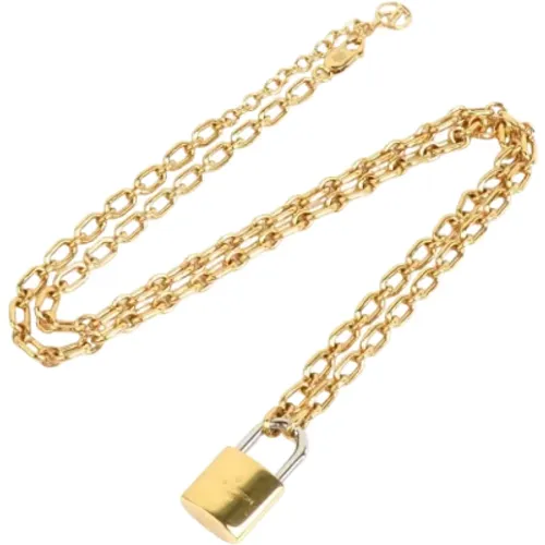 Pre-owned Jewellery, female, , Size: ONE SIZE Pre-owned Metal necklaces - Louis Vuitton Vintage - Modalova