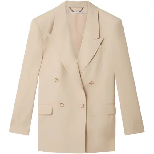 Double-Breasted Lightweight Tailored Jacket , female, Sizes: S, 2XS, XS - Stella Mccartney - Modalova