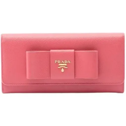 Pre-owned Wallets, female, , Size: ONE SIZE Pre-owned Fabric Wallet - Prada Vintage - Modalova